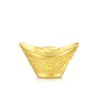 【點睛品】納福元寶 黃金擺件_計價黃金(約1錢)