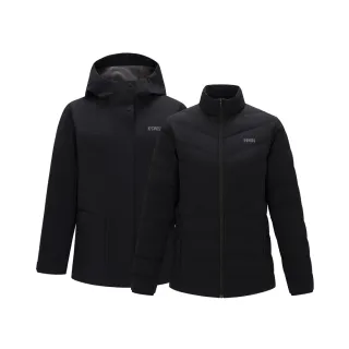 【K-SWISS】運動外套 WS EVO 2 IN 1 連帽 二合一 女款 黑色 1912168-008