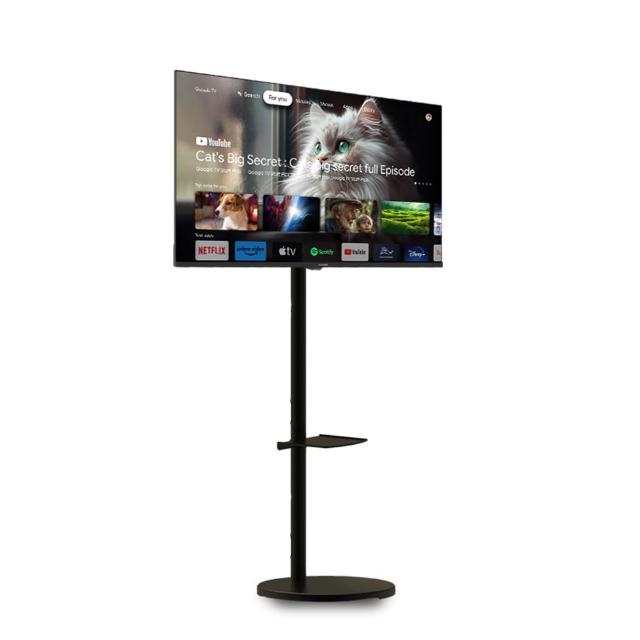 【Philips 飛利浦】32型 Google TV 智慧顯示器+移動式立架組 32PHH6559