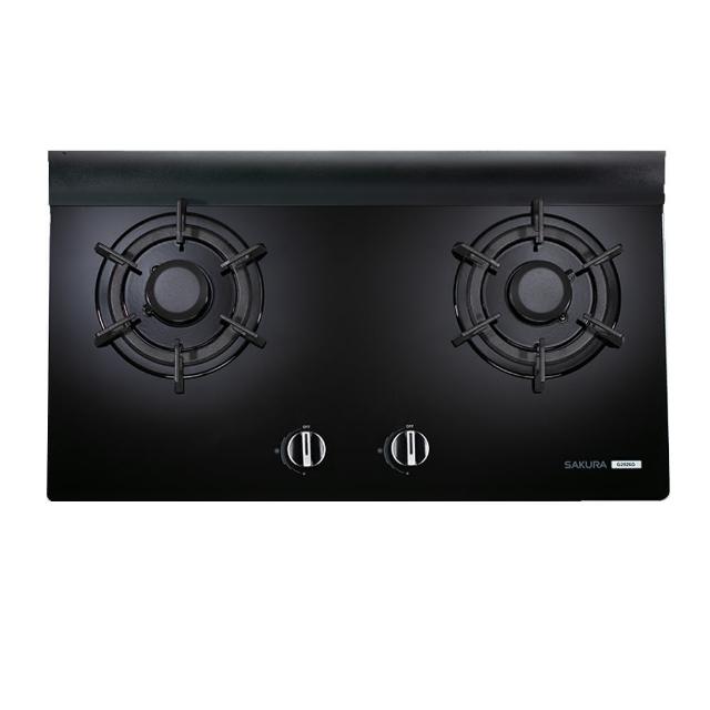 【SAKURA 櫻花】二口高效玻璃檯面爐(G2826G 原廠保固原廠基本安裝)