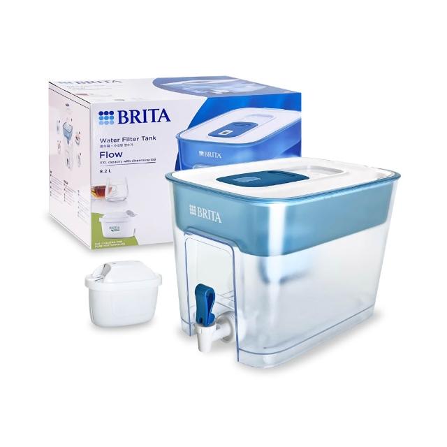 【BRITA】Flow濾水箱8.2L+MAXTRA PRO濾芯 共1壺1芯(原裝平輸)