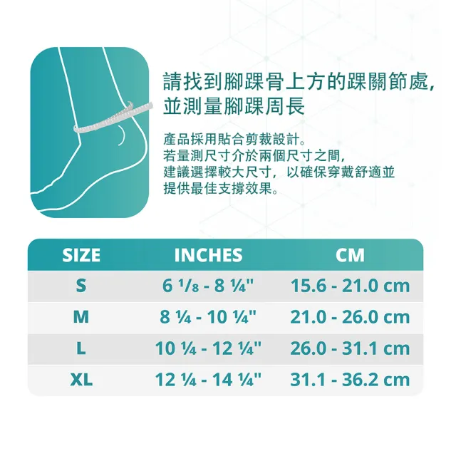 【OPPO】輕型高彈踝護套 單入裝 RA200