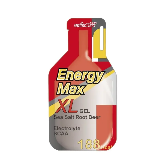 【AminoMax 邁克仕】XL大份量能量包energy gel海鹽系列-沙士海鹽風味 5包/組