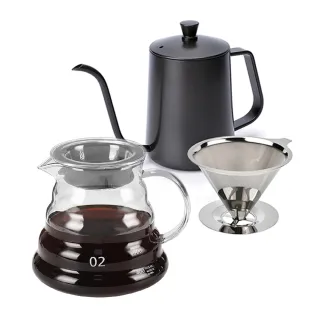 【FUJI-GRACE 日本富士雅麗】職人雲朵手沖咖啡三件組