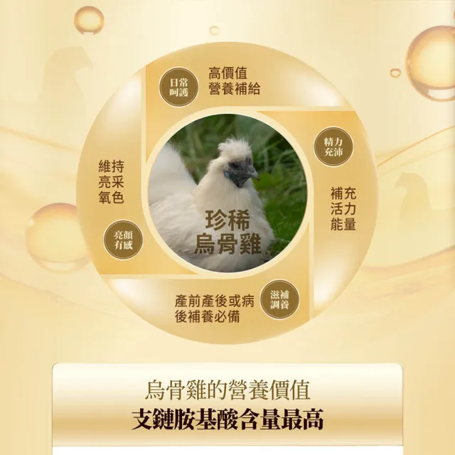 【YM BIOMED 陽明生醫】御烏滴雞精x5盒 (6包/盒 烏骨雞 膠原蛋白 胺基酸 不加水 蒸氣不回流)