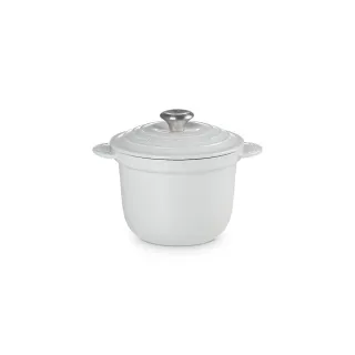 【Le Creuset】萬用窈窕琺瑯鑄鐵鍋18(雪紡粉/海岸藍/水霧白 3色選1)