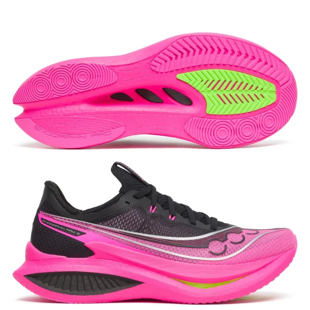 【SAUCONY 索康尼】ENDORPHIN PRO 5 男款 碳纖維板 路跑鞋 S21064 白 銀 黑 螢光粉 螢光黃 藍綠 馬拉松