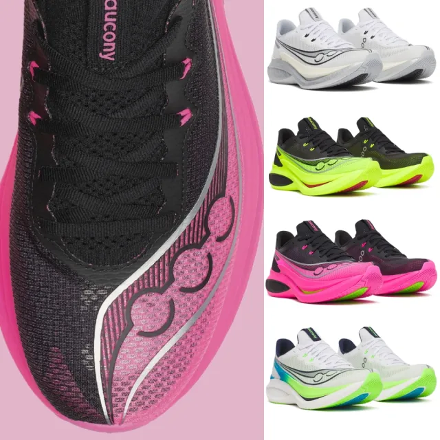 【SAUCONY 索康尼】ENDORPHIN PRO 5 男款 碳纖維板 路跑鞋 S21064 白 銀 黑 螢光粉 螢光黃 藍綠 馬拉松