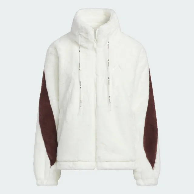 【adidas 愛迪達】Ms Warm Jkt2 女 立領外套 運動外套 休閒穿搭 米 棕 亞版(KC0079)