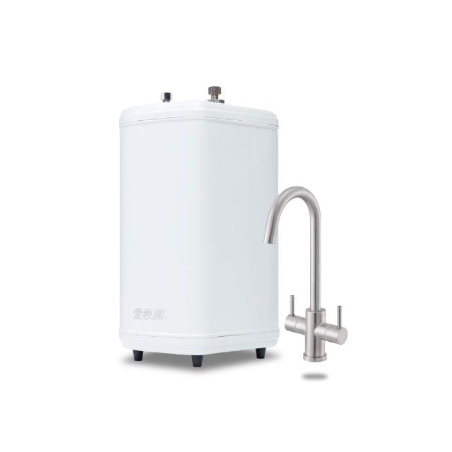 Everpure愛惠浦 H188 熱水飲水機,結合 PURVIVE Trio-4H2 精密濾芯淨水系統,提供 RES-800 前置濾芯及 4H2 主濾芯,過濾汙垢及細菌,確保健康飲水。容量5公升以上,熱飲機尺寸 H40xW17.8xD24.8cm,淨水器 H51xW42xD14cm,臺灣原裝生產,3年以上保固,公司貨 BSMI許可 R63008,適閤家庭辦公室使用,提升飲水品質與便利性。 Everpure愛惠浦 H188