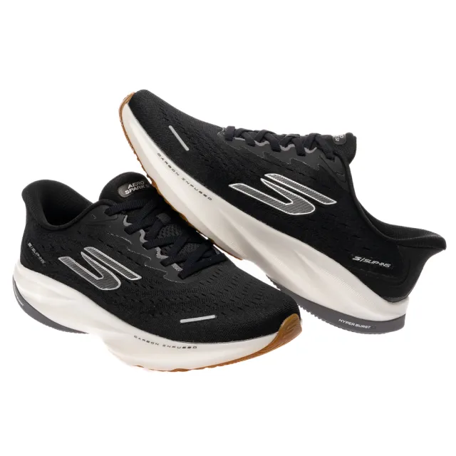 【SKECHERS】男鞋 競速跑鞋系列 慢跑鞋  瞬穿舒適科技 SKX AERO SPARK 寬楦款(246205WBKW)