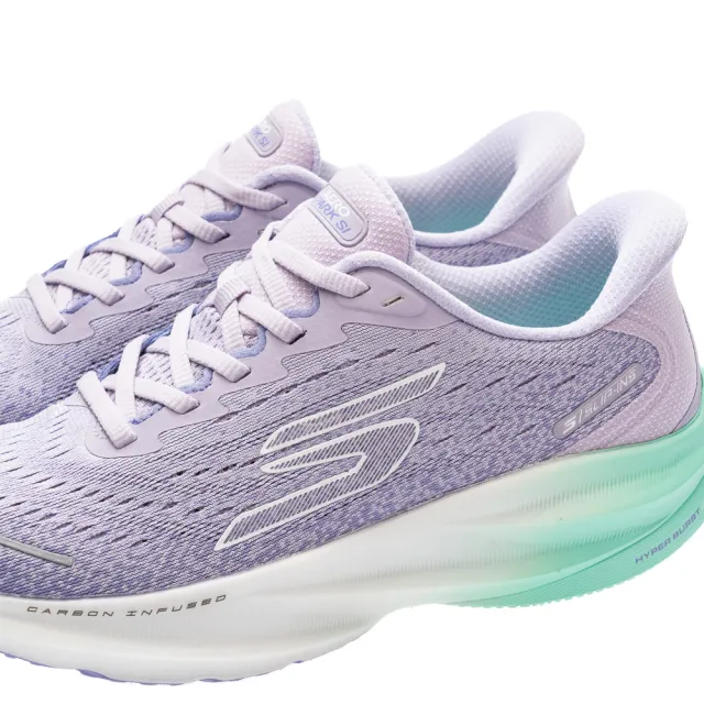 【SKECHERS】女鞋 競速跑鞋系列 競速鞋 慢跑鞋 瞬穿舒適科技 SKX AERO SPARK(172205PRAQ)
