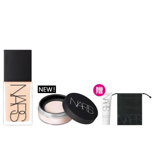 【NARS】明星底妝入門(小光瓶粉底+小鬆粉/裸光蜜粉/定妝蜜粉)