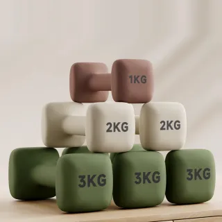 【Michael Fitness 麥克健身】3KG 啞鈴 實心鑄鐵啞鈴 小啞鈴 啞鈴組 健身啞鈴