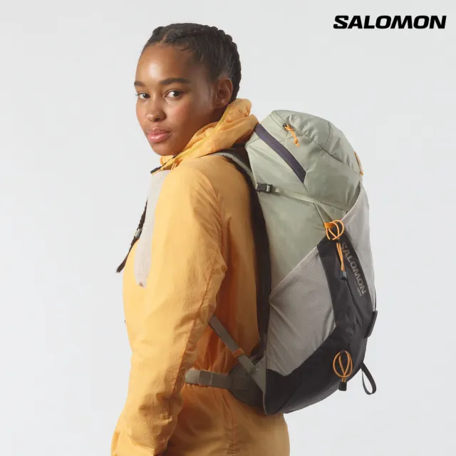 【salomon】AEROTREK 18 多功能背包 海草綠/白雲銀