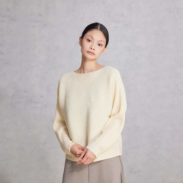 【giordano ladies】25FW 羅紋連袖針織衫(02355551)