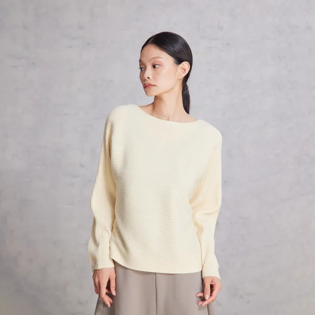 【giordano ladies】25FW 羅紋連袖針織衫(02355551)