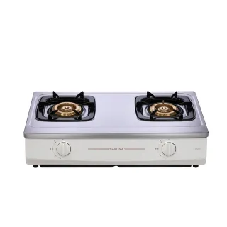 【SAKURA 櫻花】二口節能不鏽鋼面板安全爐台爐 G-5201S LPG/NG1 含基本安裝