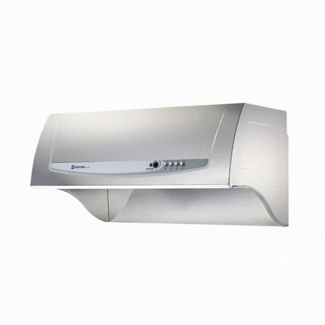 【SAKURA 櫻花】90cm深罩除油煙機-雙效除油 R-3680SXL 含基本安裝
