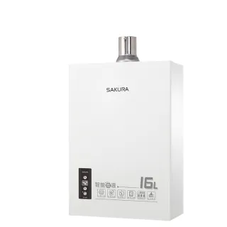 【SAKURA 櫻花】16L 智能恆溫強制排氣熱水器 DH-1605A LPG/NG1 含基本安裝