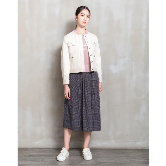【perng yuh 芃諭名品】優雅氣質 雪紡 褶裙(2026 SS Collection｜5A春夏新品上市)