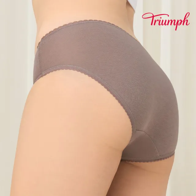 【Triumph 黛安芬】智能恆溫系列 中腰平口內褲 M-EL(深鴿灰)