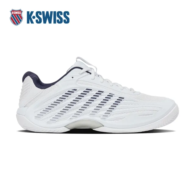 【K-SWISS】專業網球鞋 HCE 3 2E 運動 匹克球 男鞋 白藍色 04605-161-W