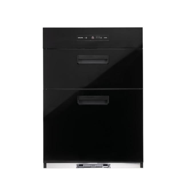 【SAKURA 櫻花】落地式臭氧殺菌烘碗機高70公分寬50公分(Q-7650ML原廠安裝)