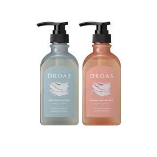 即期品【DROAS】礦物泥洗髮精/潤髮乳400ml(絲滑潔淨/受損修護)