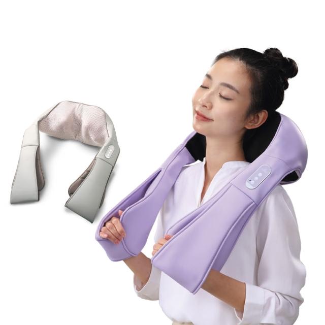 FUJI FG-277 專業按摩器，結合滾輪按摩、熱療、揉捏與推拿功能，提供溫熱舒緩體驗。適合肩頸背部使用，緩解日常疲勞，提升舒適感。保固一年，品質保證。