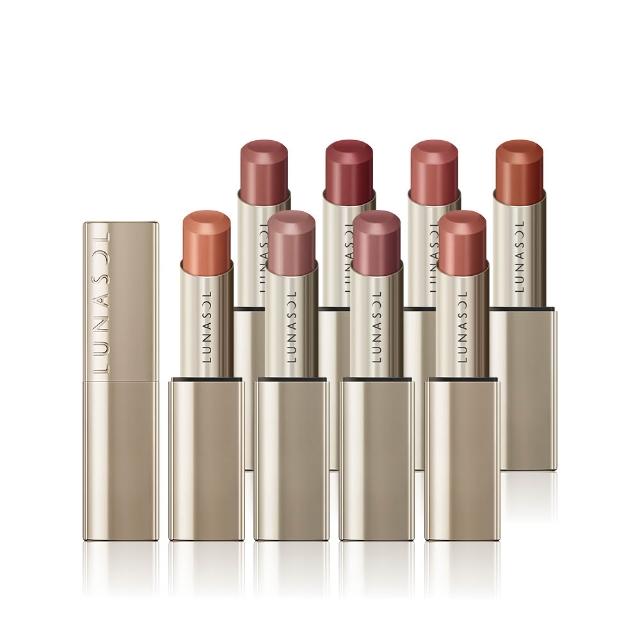 【Kanebo 佳麗寶】LUNASOL 持彩豐潤魅唇膏 4.1g*(多色任選_加贈防曬頰彩2件組)