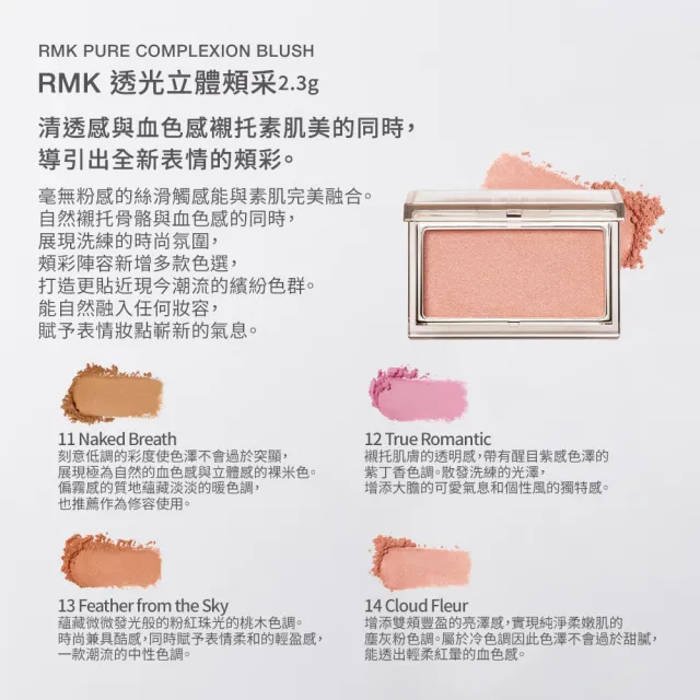 【RMK】透光立體頰采 2.3g(多色任選_加贈潔膚防護組)