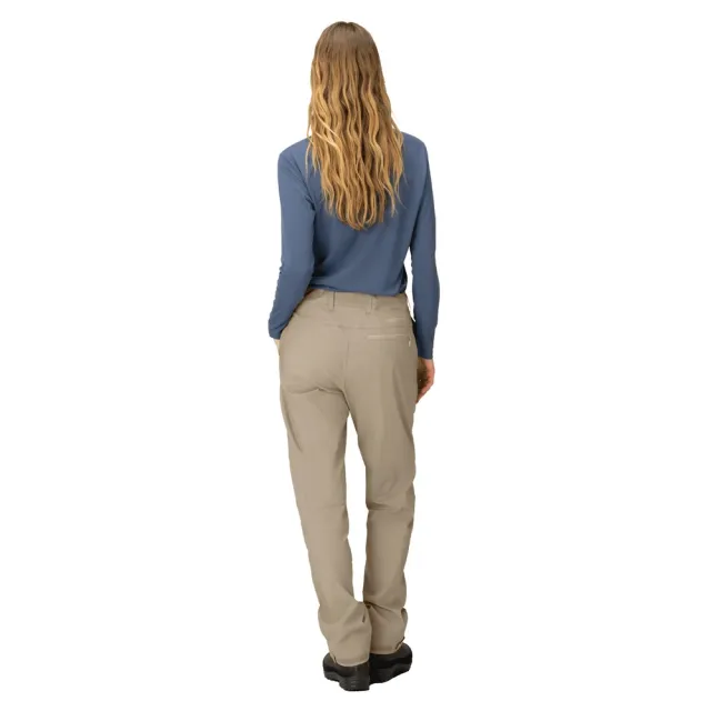 【NORRONA】femund light cotton 長褲 女款 淺駝色