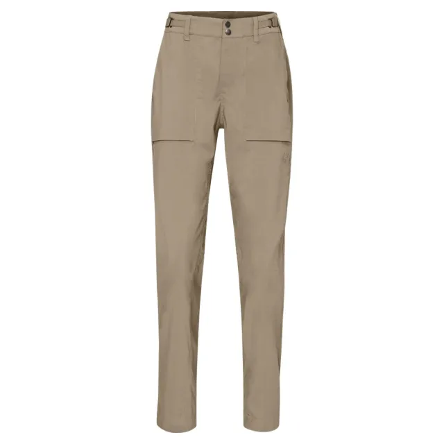 【NORRONA】femund light cotton 長褲 女款 淺駝色