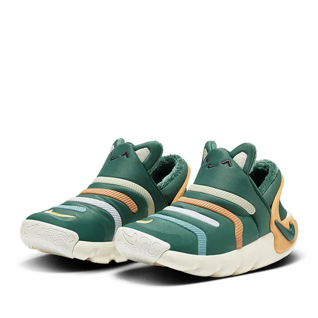 【NIKE 耐吉】運動鞋 童鞋 中小童 兒童 毛毛蟲鞋 套腳式 DYNAMO 2 EASYON LIL PS 綠 FZ1014-300