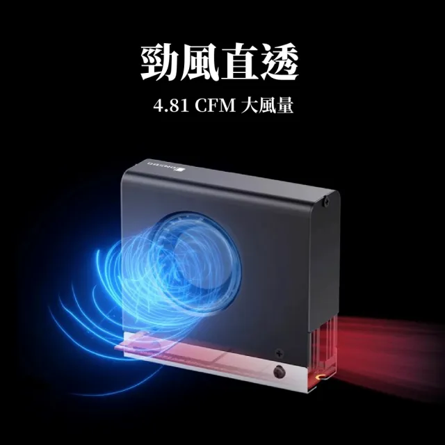 【JONSBO 喬思伯】M.2-10 SSD 主動式硬碟散熱器(主動式散熱/鋁合金外殼/2280/靜音風扇/DC調速)