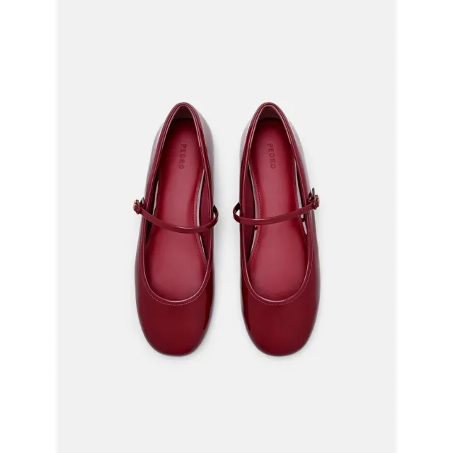 【PEDRO】克勞德皮革瑪莉珍平底鞋(小CK集團品牌 新品上市)