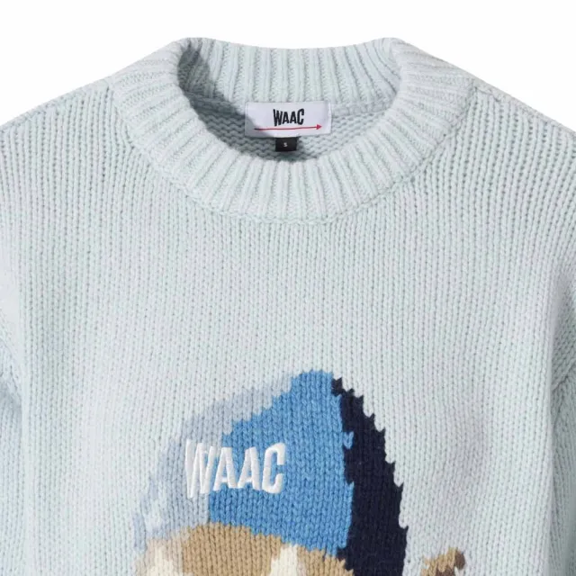 【WAAC】WAACKY JQD HEAVYWEIGHT SWEATER 女士 針織毛衣(WWWAW25706-BUL)