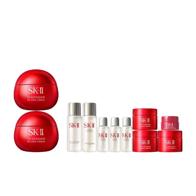 【SK-II】官方直營 肌源賦能煥顏活膚霜100g囤貨雙入組(乳霜/臉部保養/抗老/保濕/大紅球)