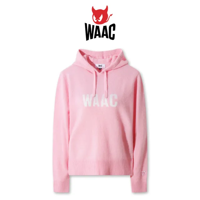 【WAAC】SOFT FEEL KNIT HOODIE 女士 針織連帽長袖上衣 (WWWAW25801-PIX)