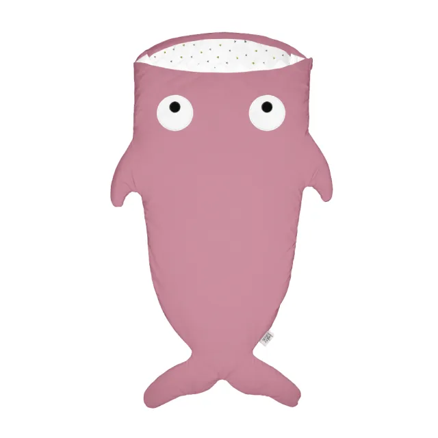 【BabyBites 鯊魚咬一口】西班牙設計純棉兒童睡袋-輕量版 適用4-7歲(幼兒園睡袋 午睡墊 兒童睡袋 露營睡袋)