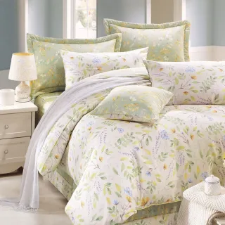 【HongYew 鴻宇】100%美國棉 七件式兩用被床罩組-多款任選(雙人)