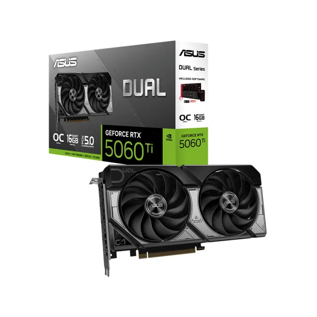 【華碩】顯卡+電源組合★Dual RTX 5060 Ti 16GB GDDR7 OC 超頻版 顯示卡+TUF GAMING 850W 金牌電源供應器
