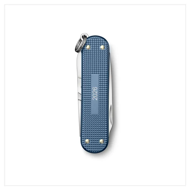 【VICTORINOX 瑞士維氏】2026限量鋁合金冰川藍 瑞士刀/58mm(0.6221.L26)