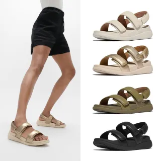 【FitFlop】F-MODE GO 可調式厚底後帶涼鞋-女(多色)