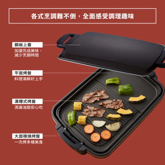 【ZOJIRUSHI 象印】*分離式* 鐵板燒烤組(EA-DNF10)