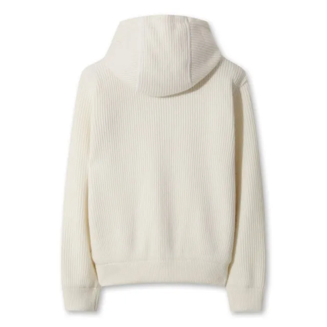 【WAAC】FULL ZIP KNIT HOODIE JACKET 女士 針織連帽外套(WWWAW25806-IVX)