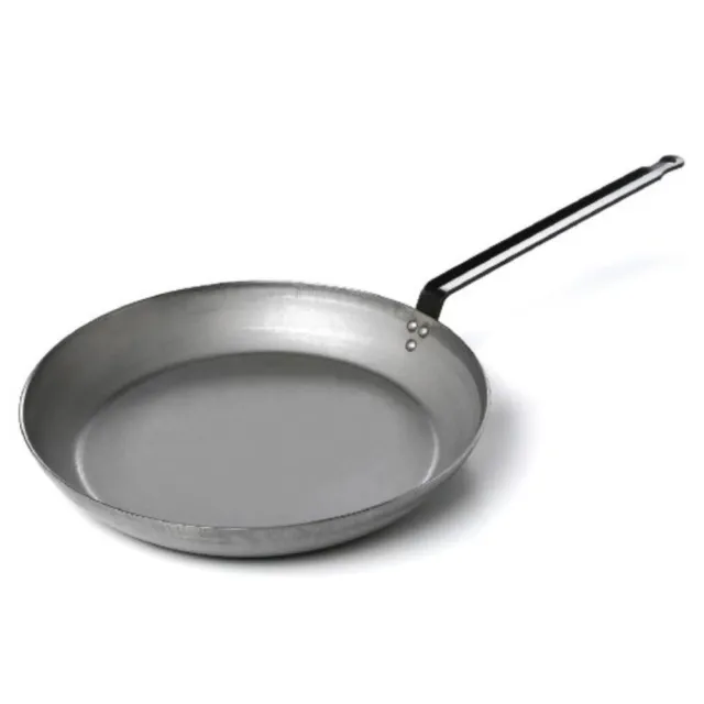 【GUSTO】26cm商用碳鋼平底鍋(3.0厚度 無塗層)
