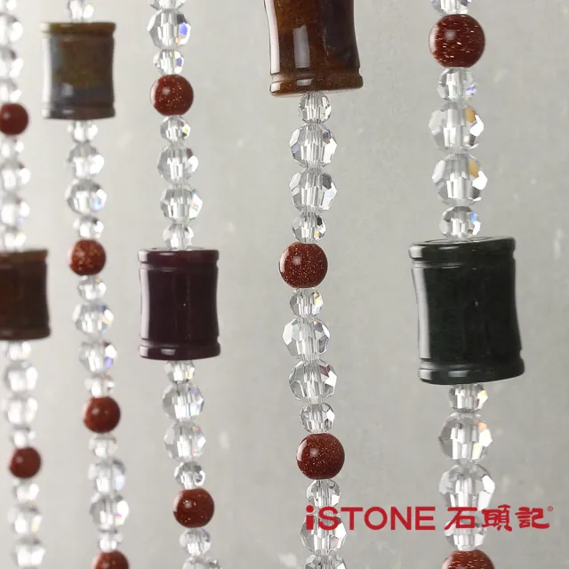 【石頭記】水晶珠簾-招財貔貅(節節高升)