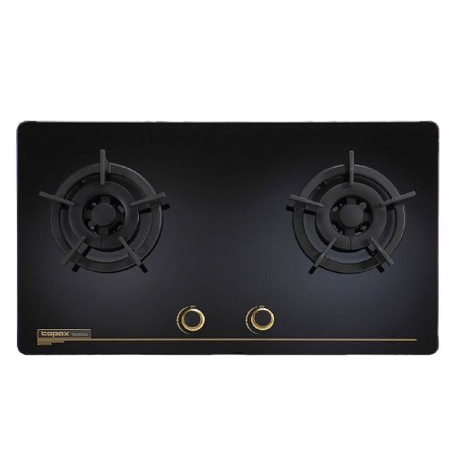 【莊頭北】二口保潔玻璃面板檯面爐黑色 TG-8503BG LPG/NG1 含基本安裝